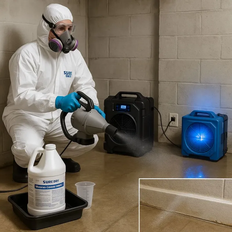 Sanitization and Odor Removal process in Elk Grove, CA